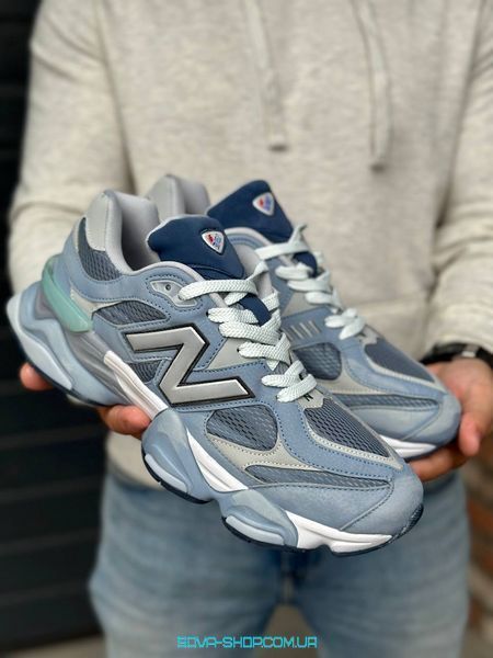 Чоловічі та жіночі кросівки New Balance 9060 Arctic Grey Steel U9060MD1 фото