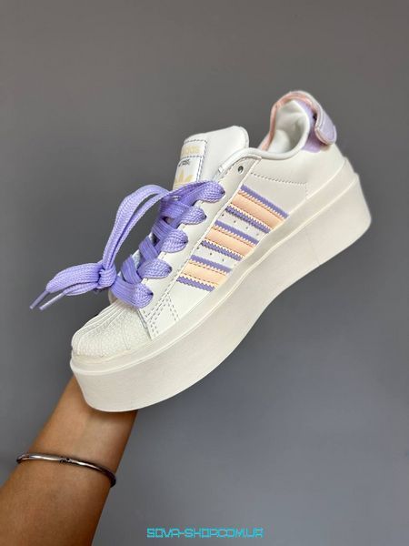 Жіночі кросівки Adidas Superstar Bonega &laquo;PURPLE MACAROON&raquo; фото