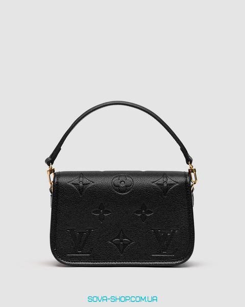 Женская сумка Louis Vuitton Diane Monogram Empreinte Leather Black Premium фото