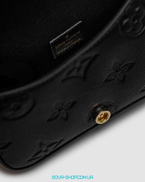 Женская сумка Louis Vuitton Diane Monogram Empreinte Leather Black Premium фото