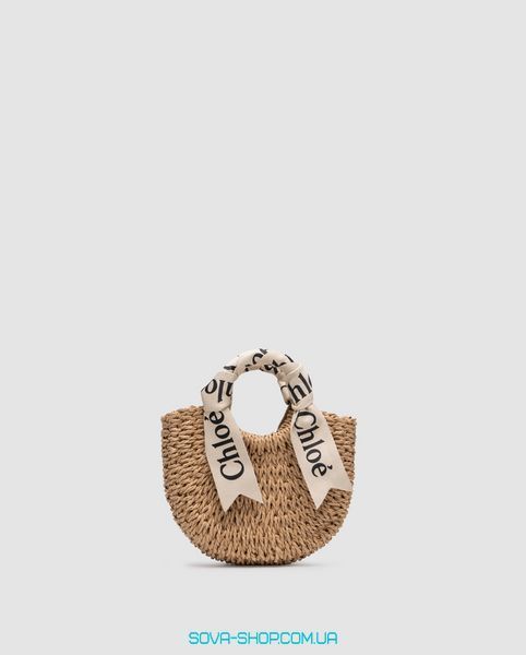 Жіноча сумка Chlo&eacute; Woody Basket Bag Small Premium фото