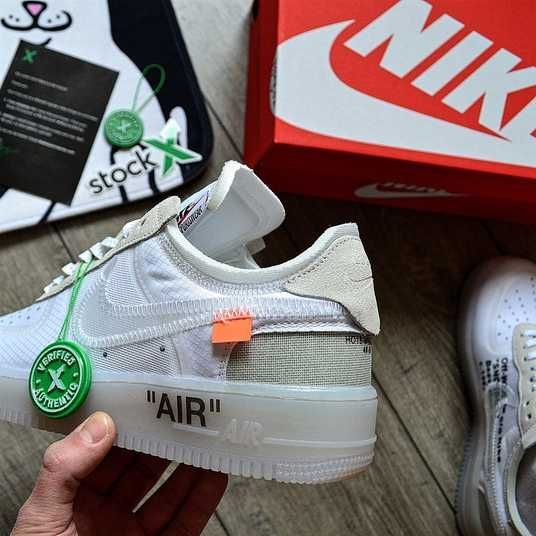 Мужские кроссовки Air Force 1 x OFF White Nike - купить в интернет