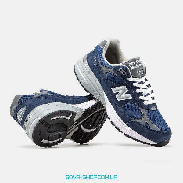 Чоловічі кросівки New Balance 993 Blue White Grey фото