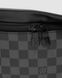 Чоловіча бананка Louis Vuitton Discovery PM Bumbag Grey Chess Canvas Premium re-12243 фото 4