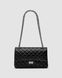 Жіноча сумка Chanel 2.55 Reissue Double Flap Leather Bag Black/Silver Premium re-11166 фото 2