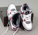 Зимові чоловічі та жіночі кросівки (хутро) Nike Air Jordan 4 White/Bordo re-8750 фото 3