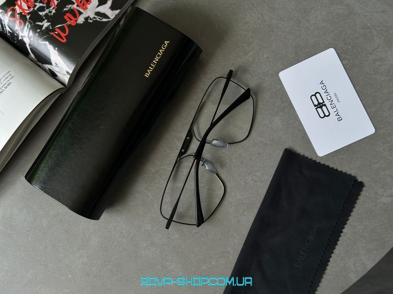 Сонцезахисні окуляри Balenciaga Clear/Black BB0246S 002 Premium фото