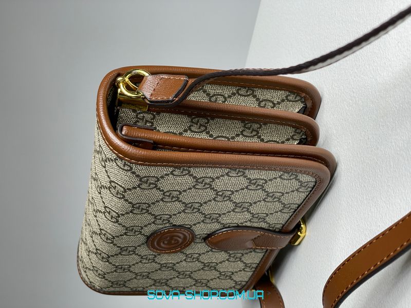 Женская сумка Gucci Mini Shoulder Bag With Interlocking G Premium фото