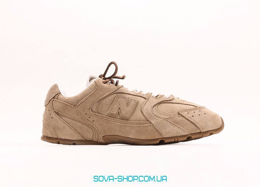 Жіночі кросівки New Balance x Miu Miu 530 SL Suede Sneakers Cinnamon фото