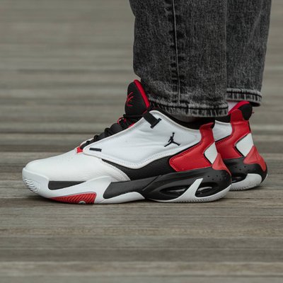 Чоловічі кросівки Nike Air Jordan Max Aura 4 White Red фото