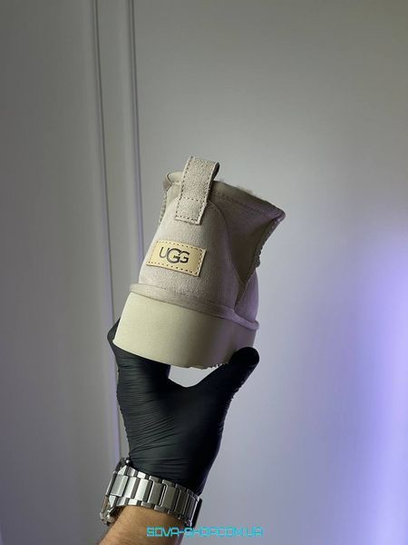 Жіночі зимові ботинки Ugg Ultra Mini Platform Light Grey Premium фото