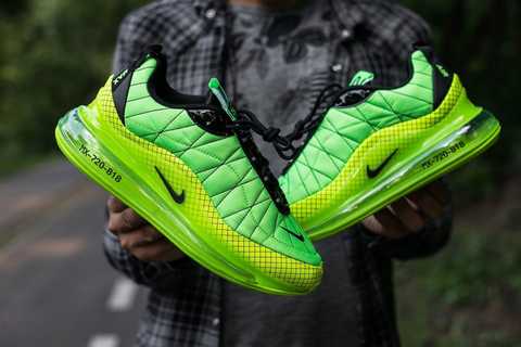 Green nike air sales max 720