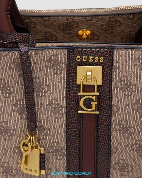 Женская сумка Guess Ginevra Logo Elite Scity Stchl Gold Premium фото