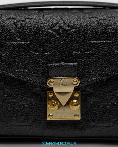 Женская сумка Louis Vuitton Pochette Métis East West Bag Black Black Premium фото