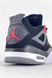 Чоловічі баскетбольні кросівки Nike Air Jordan 4 Retro Grey Black re-5610 фото 6