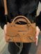Жіноча сумка Balenciaga Le City Bag Small Suede Ginger Premium re-128593 фото 5