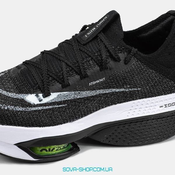 Чоловічі кросівки Nike Air Zoom Alphafly Next% 2 'Black White' фото