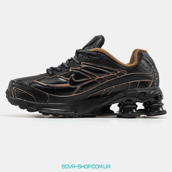 Чоловічі кросівки Nike Shox Ride 2 SP Black Brown Custom фото