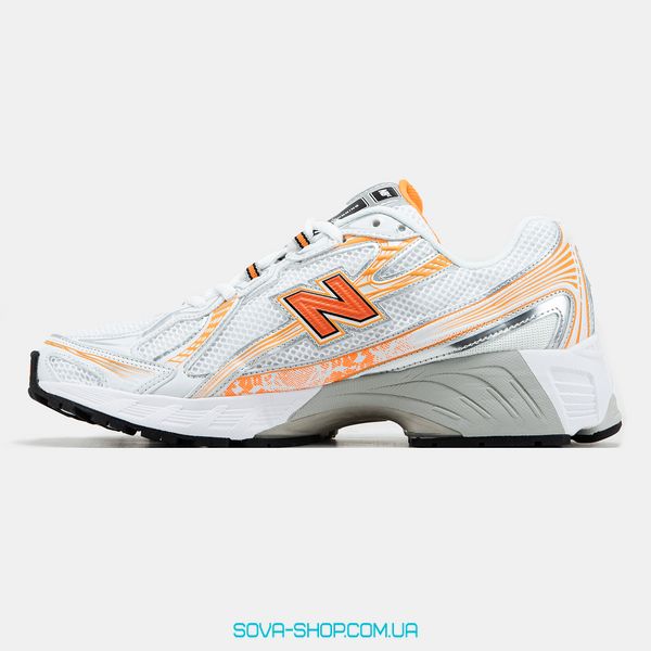 Чоловічі та жіночі кросівки New Balance 740 White Orange фото