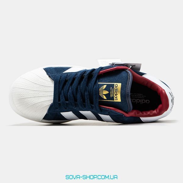 Женские кроссовки Adidas Superstar Classic XLG Blue фото