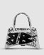 Женская сумка Balenciaga Hourglass Small Handbag Graffiti in White Premium re-11302 фото 2