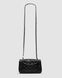 Женская сумка Chanel Classic 1.55 Small Single Flap in Black/Silver Premium re-11167 фото 5