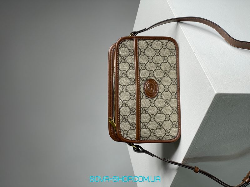 Женская сумка Gucci Mini Bag With Interlocking G Premium фото
