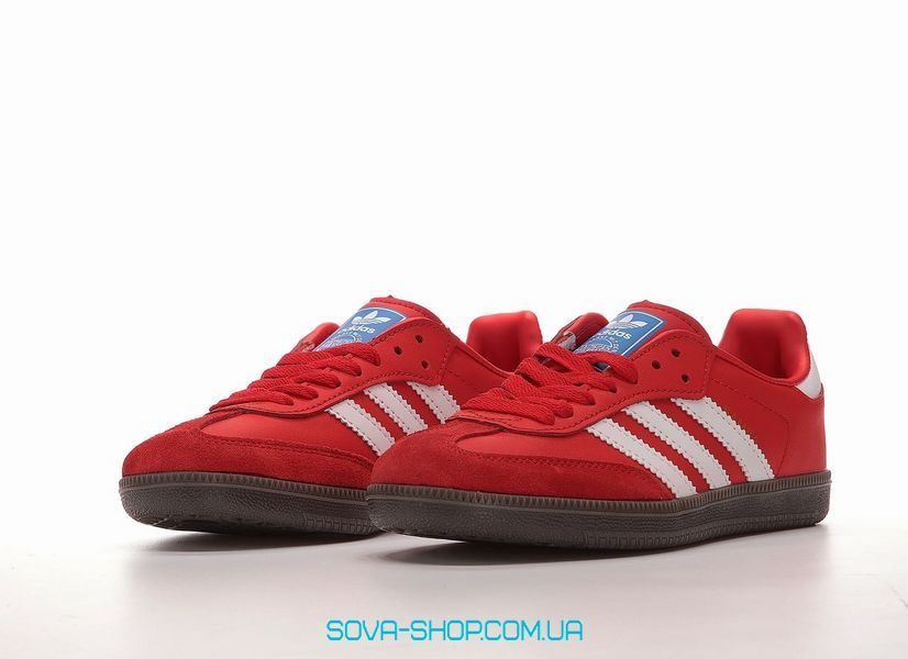 Женские кроссовки Adidas Samba Red фото
