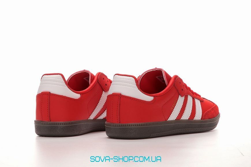 Женские кроссовки Adidas Samba Red фото