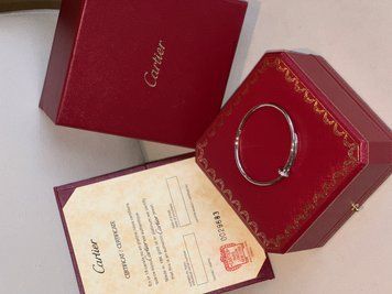 Браслет "Juste un Clou Diamond White Gold" Premium фото