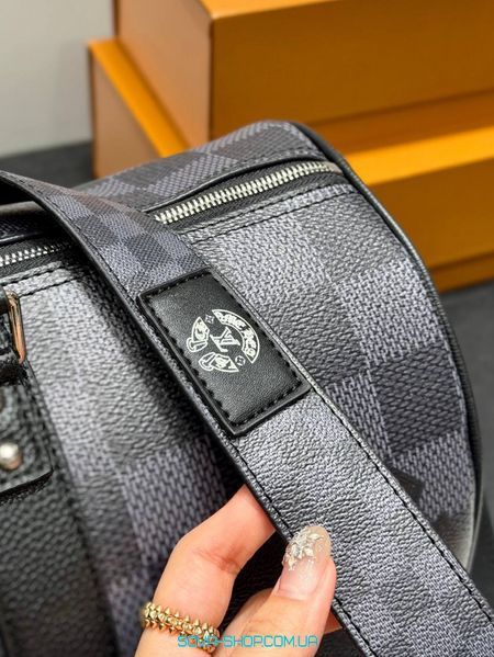 Унісекс сумка Louis Vuitton Keepall 45 х Chrome Hearts Style Premium фото