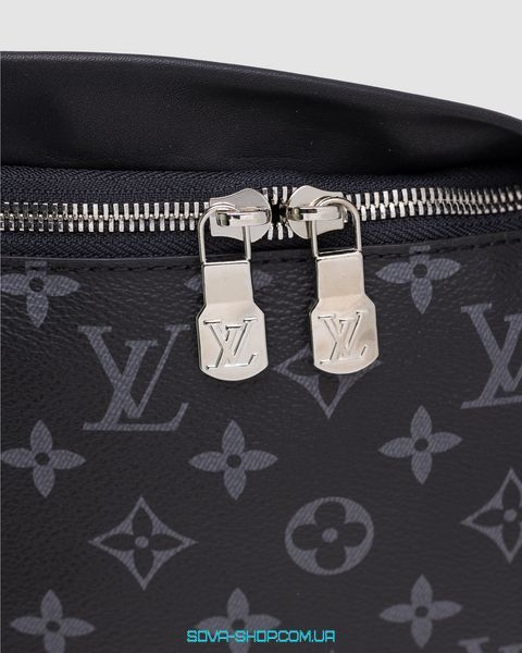 Чоловіча бананка Louis Vuitton Discovery PM Bumbag Grey Canvas Premium фото