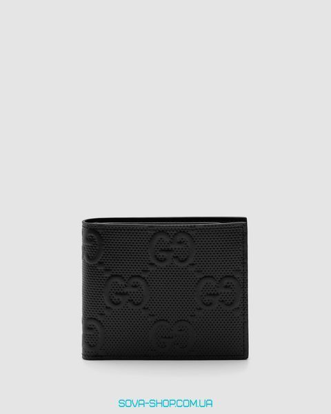 Кошелёк Gucci Black Signature Coin Wallet Premium фото