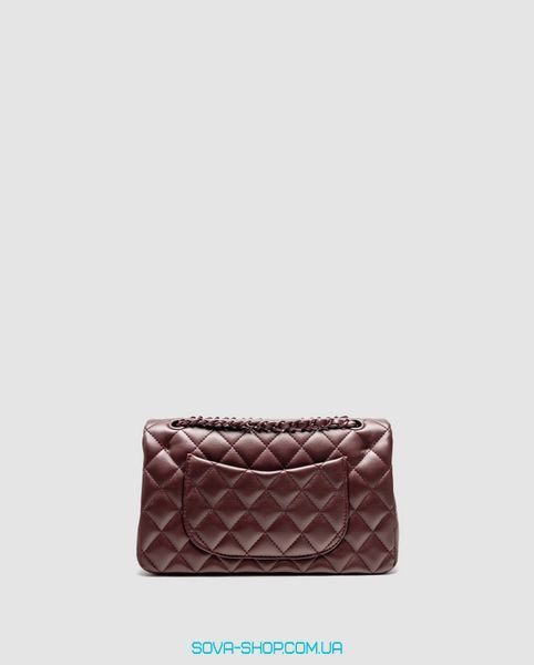 Жіноча сумка Chanel Classic 2.55 Medium Double Flap in Burgundy/Burgundy Premium фото