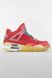 Жіночі баскетбольні кросівки Nike Air Jordan 4 Retro Off-White Pink re-5602 фото 1