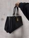 Жіноча сумка Celine Medium Appoline Trio Bag Black Premium re-128594 фото 2