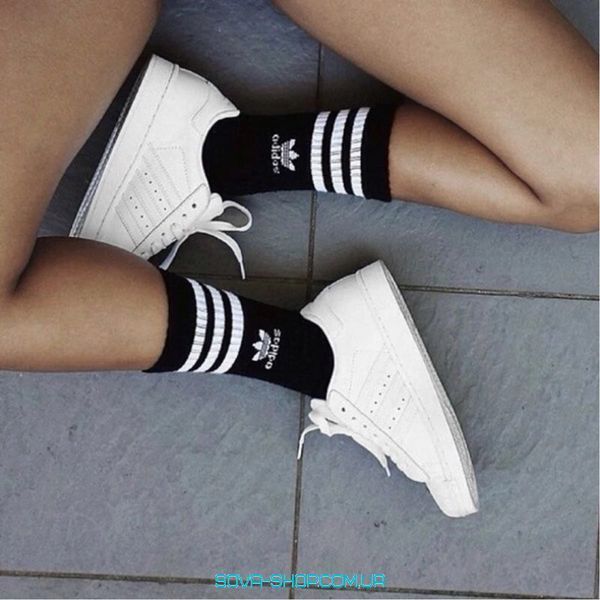 Чоловічі кросівки Superstar All White Adidas фото