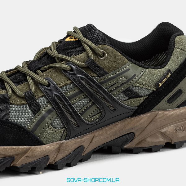 Мужские кроссовки Asics Gel-Sonoma 15-50 Gore-Tex TERMO❄ Haki Green Brown фото