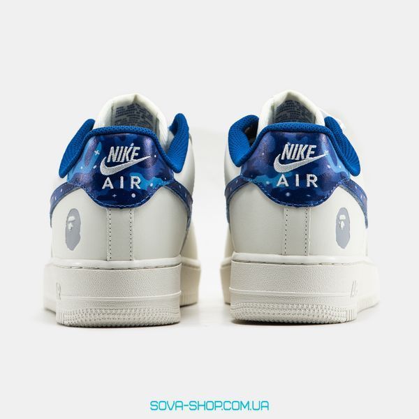 Чоловічі кросівки Nike Air Force 1 x BAPE Blue Premium фото