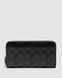 Гаманець Coach Accordion Wallet In Signature Greye Premium re-126792 фото 4