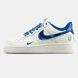 Чоловічі кросівки Nike Air Force 1 x BAPE Blue Premium re-10823 фото 1