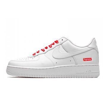 Чоловічі та жіночі кросівки Air Force 1 Low '07 Supreme "White" фото