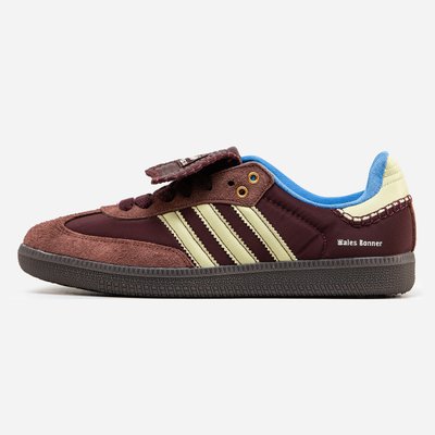 Жіночі та чоловічі кросівки Adidas Samba Nylon Wales Bonner Brown фото