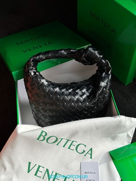 Женская сумка Bottega Veneta Nappa Intrecciato Mini Jodie Black Premium фото
