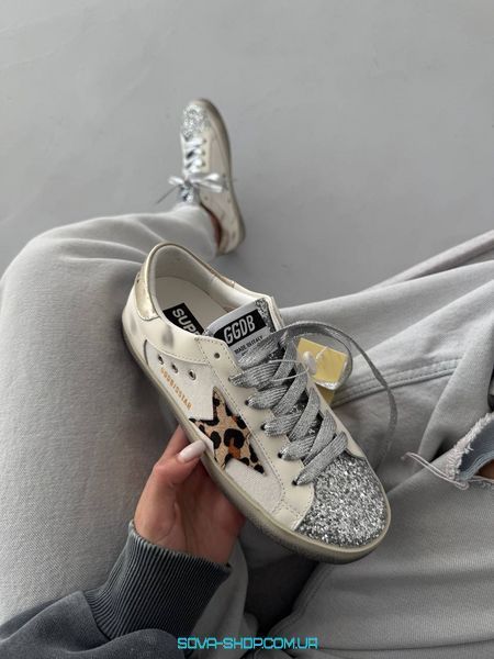 Женские кроссовки GG GGDB SSTAR | LEO PRINT / SILVER SPARKLE Premium фото