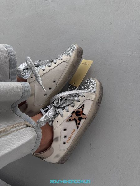Женские кроссовки GG GGDB SSTAR | LEO PRINT / SILVER SPARKLE Premium фото