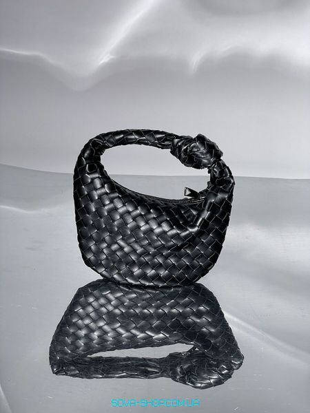 Жіноча сумка Bottega Veneta Nappa Intrecciato Mini Jodie Black Premium фото