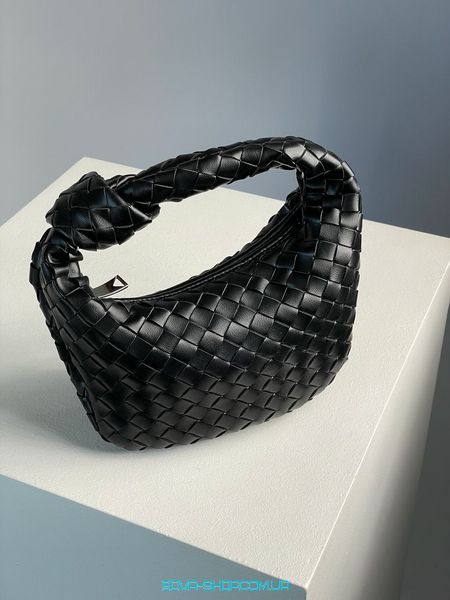 Жіноча сумка Bottega Veneta Nappa Intrecciato Mini Jodie Black Premium фото