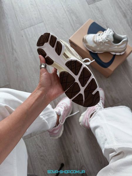 Чоловічі та жіночі кросівки Asics Gel-Nyc White Feather Grey фото