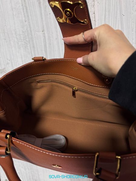 Жіноча сумка Celine Medium Appoline Trio Bag Brown Premium фото